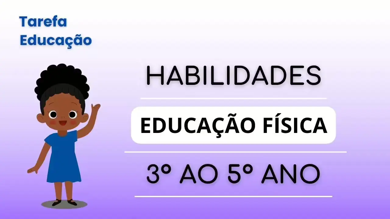 Capa da atividade: Educação Física - 3° ao 5° ano