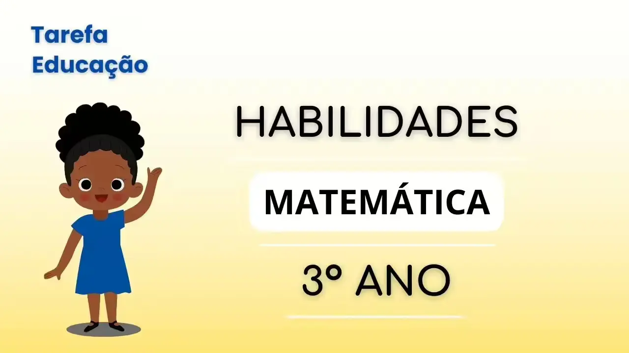 Capa da atividade: Matemática - 3° ano