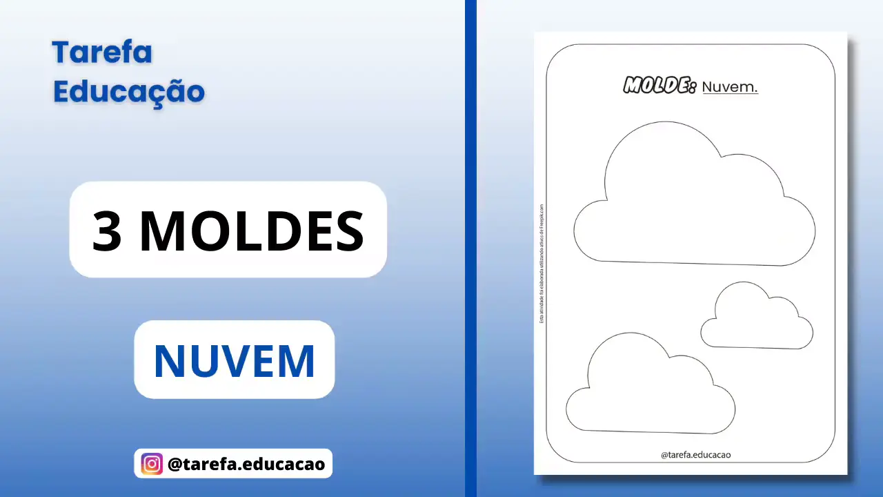 Capa da atividade: Molde: Nuvem