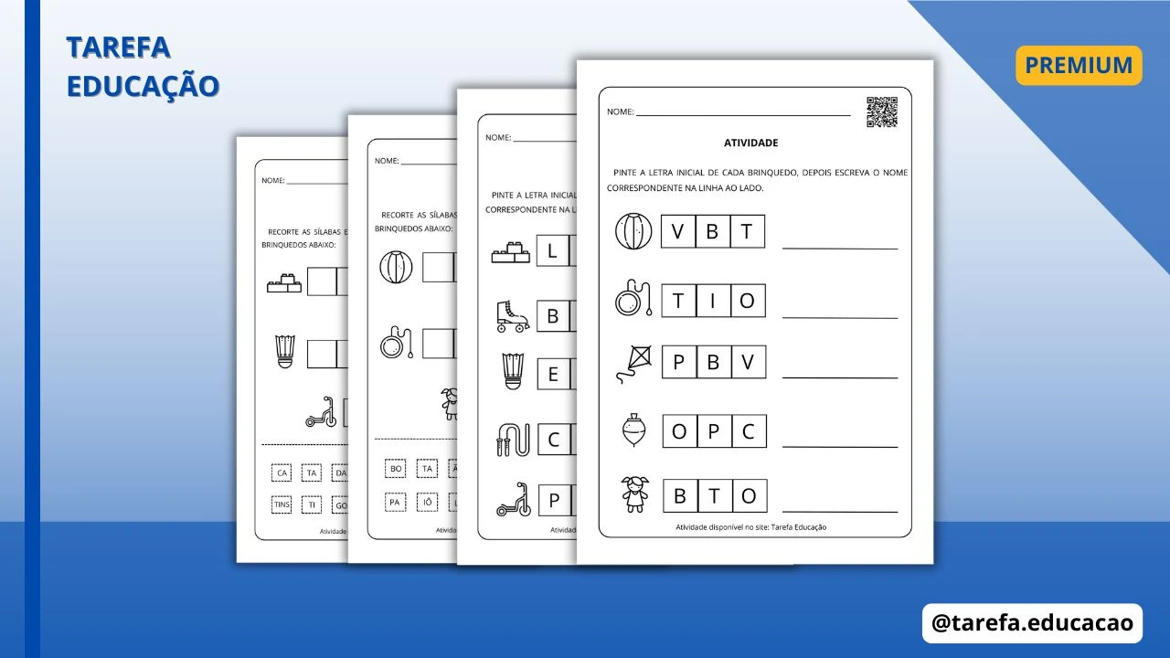 Capa do post Letras iniciais e sílabas divertidas (Brinquedos)