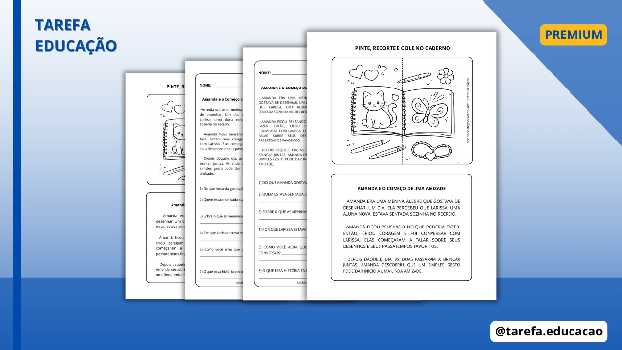 Capa do post Atividade - Leitura e interpretação (Amanda)