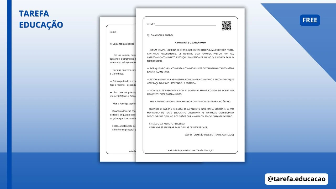 Capa do post Leitura: A Formiga e o Gafanhoto