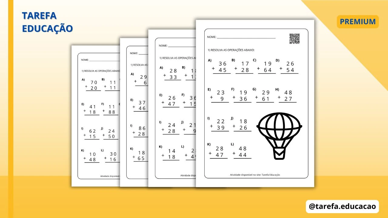 Capa do post: Adição com reagrupamento (Temática:Circo)
