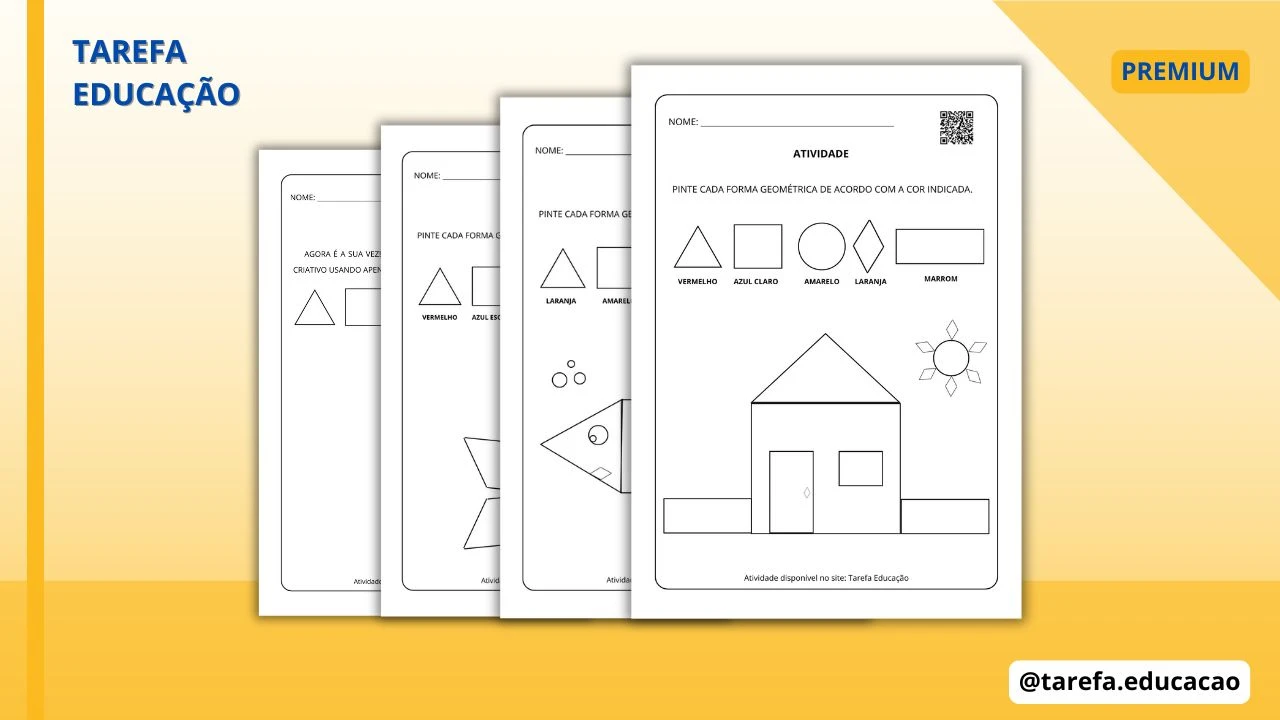 Capa do post Criatividade e reconhecimento de formas geométrica