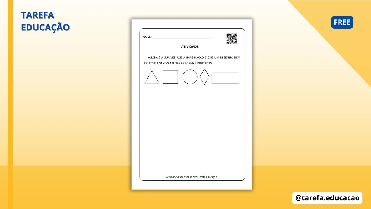 Capa do post Criatividade e reconhecimento de formas geométricas