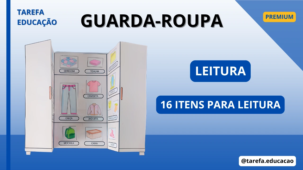 Capa do post Atividade - Guarda-roupa da leitura