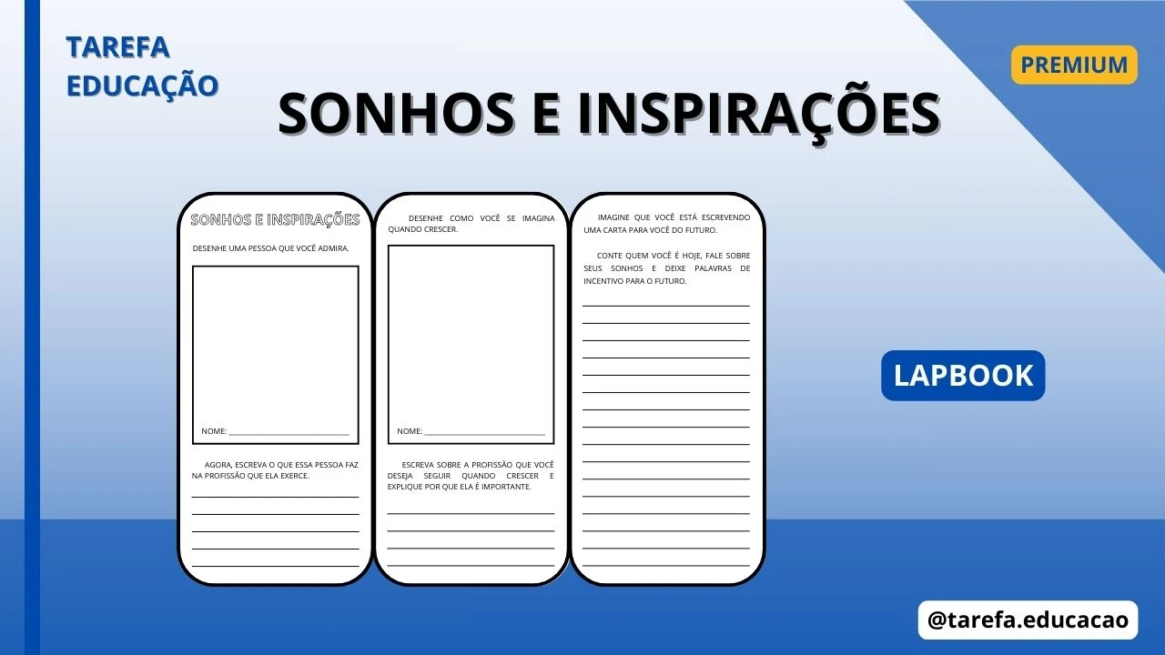 Capa do post Lapbook: sonhos e inspirações
