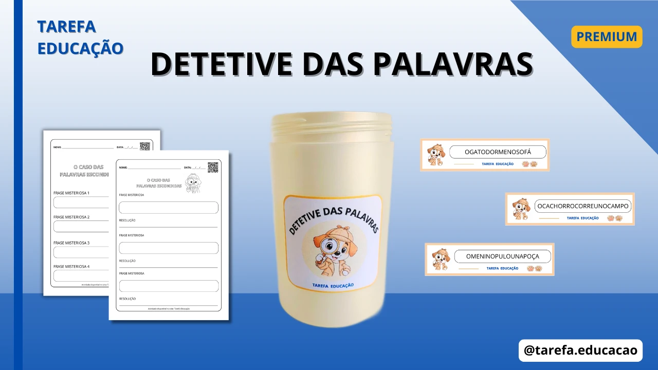 Capa do post Detetive das palavras - Nível médio