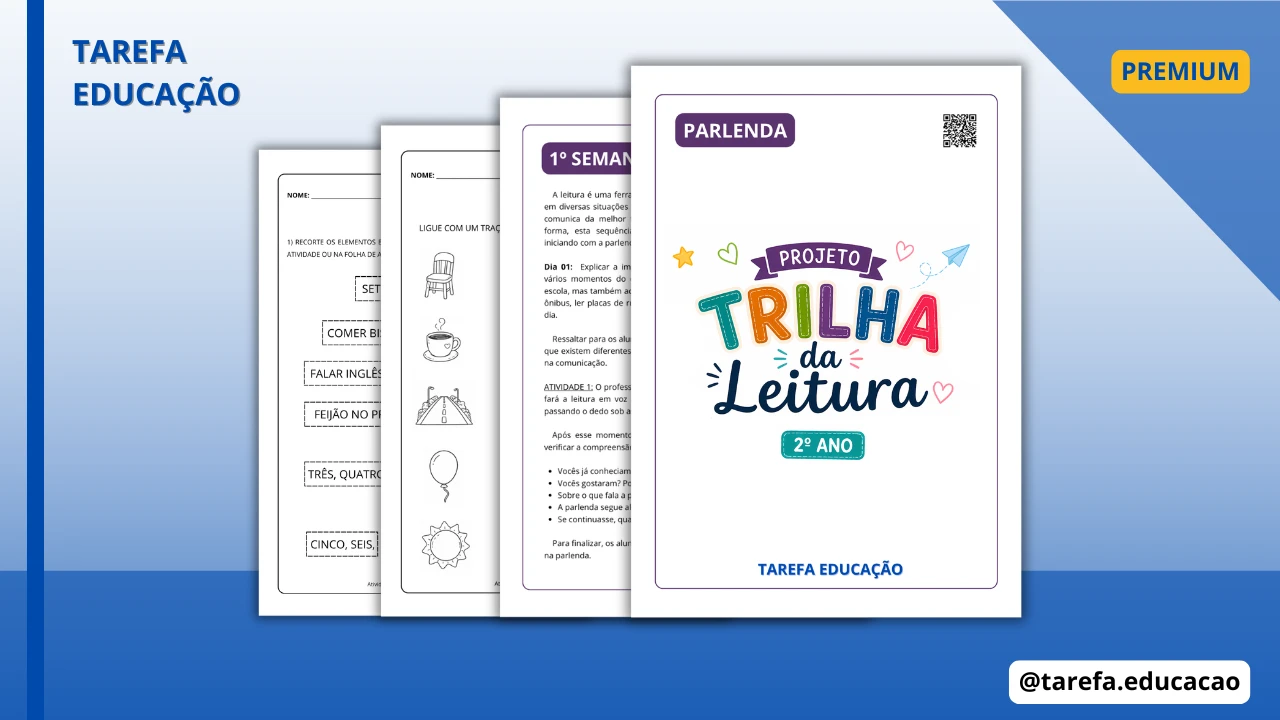 Capa do post Trilha da leitura - Parlenda (2ºano)
