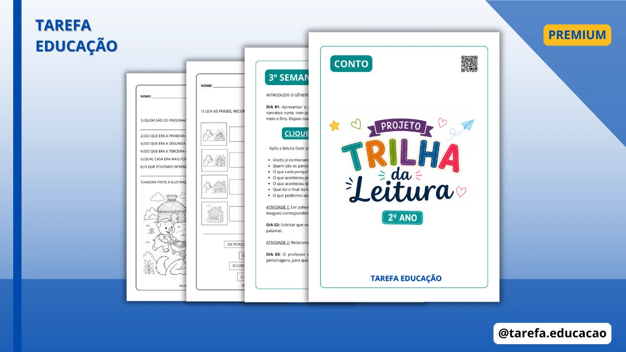 Capa do post Trilha da leitura - Conto (2ºano)