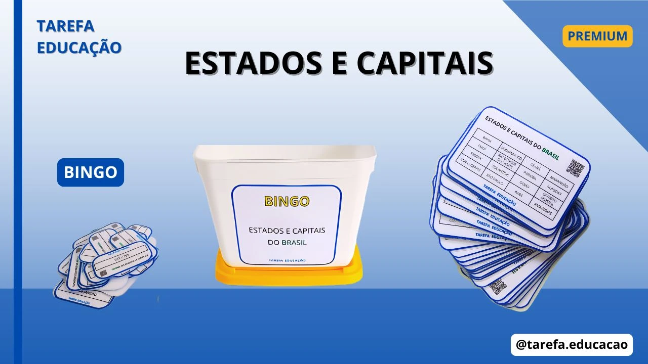 Capa do post Bingo: estados e capitais do Brasil