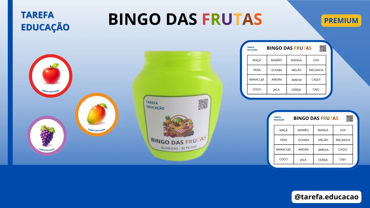 Capa do post BINGO DAS FRUTAS! 