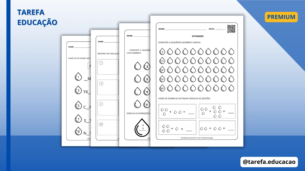 Capa do post Atividade - Gotinhas que ensinam