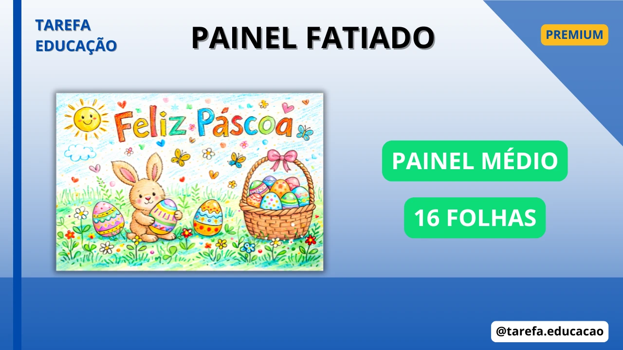Capa do post Painel - Feliz Páscoa (Médio)