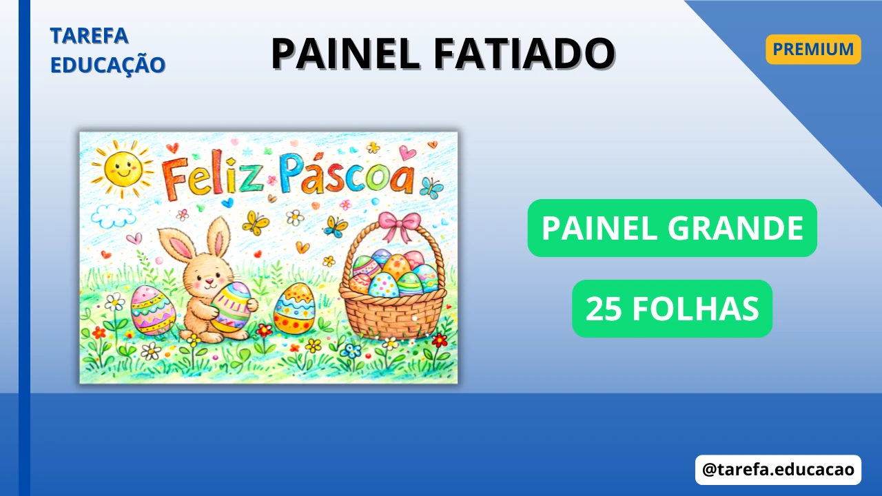 Capa do post Painel - Feliz Páscoa (Grande)