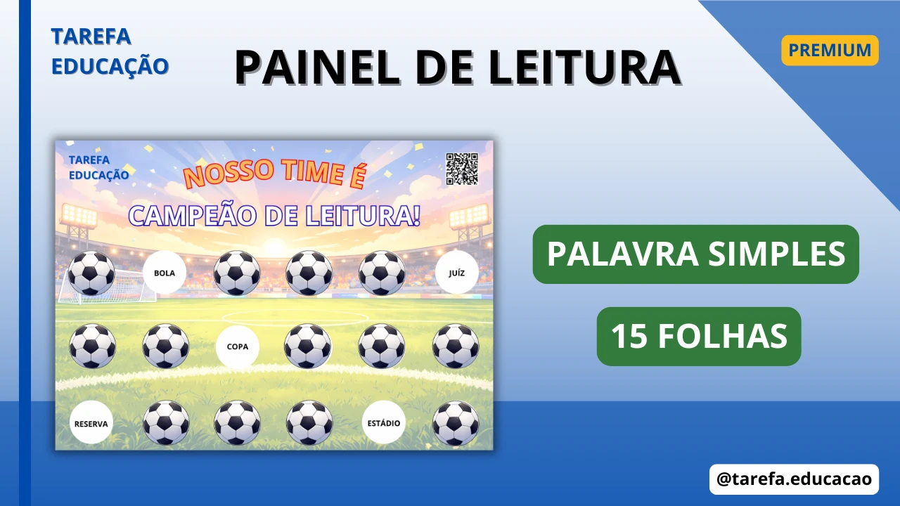 Capa do post Painel de leitura - Nosso time é campeão de leitura