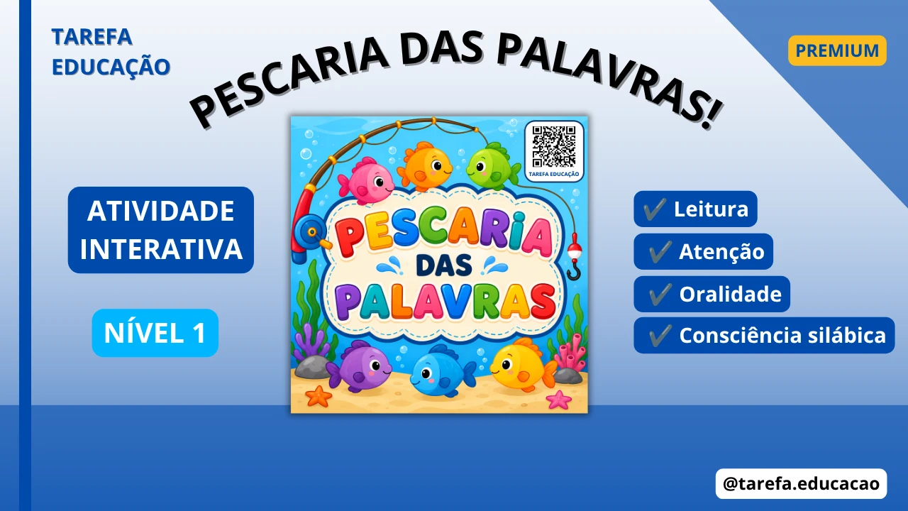 Capa do post Pescaria das palavras - Nível 1