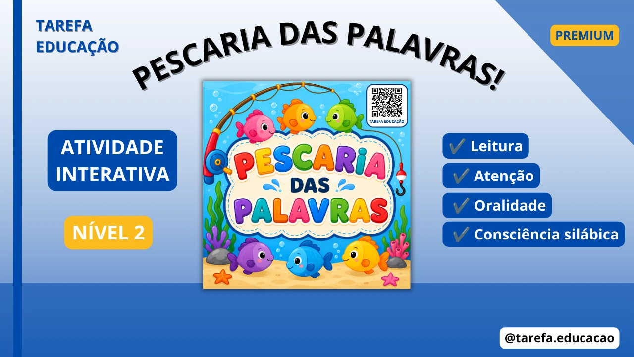 Capa do post Pescaria das palavras - Nível 2
