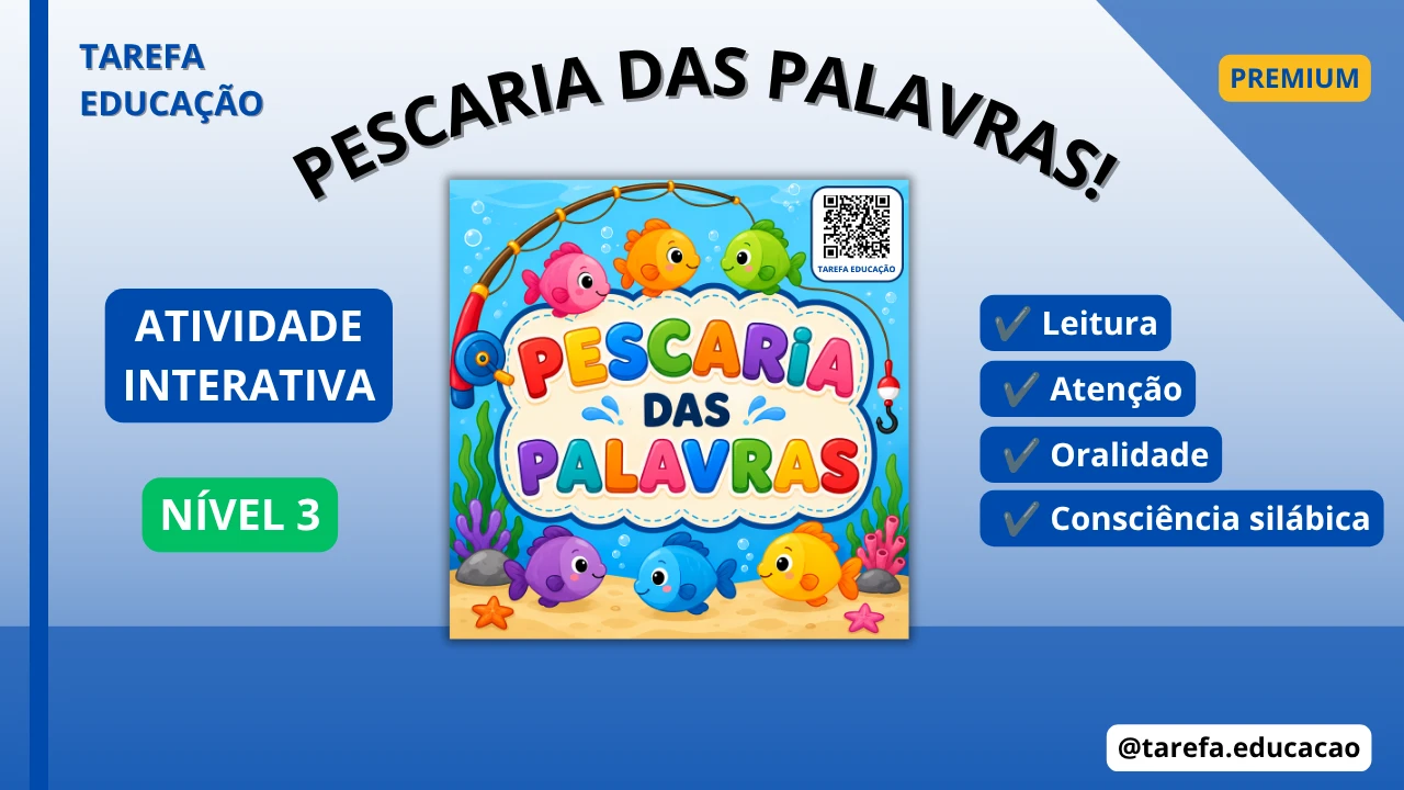 Capa do post Pescaria das palavras - Nível 3