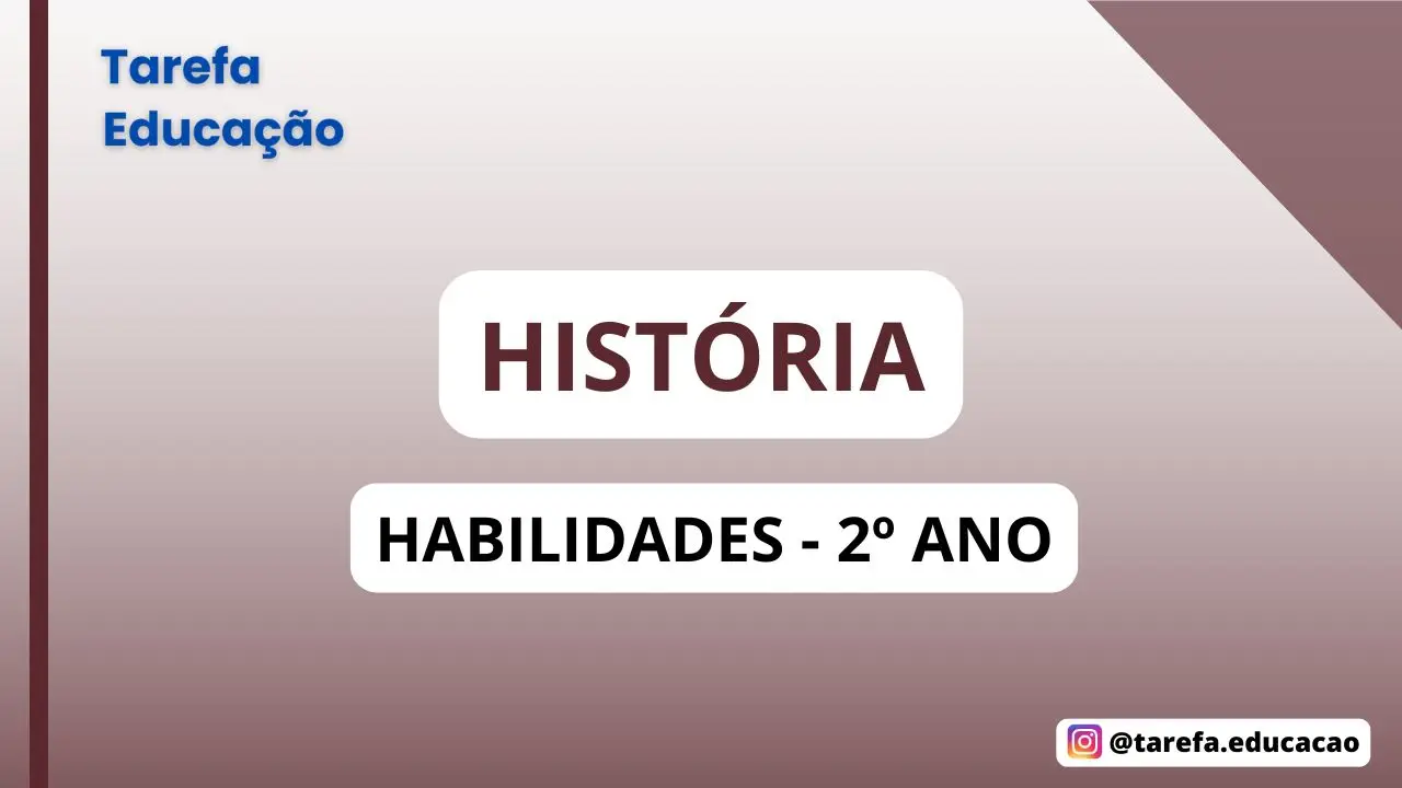 Capa da atividade: História - 2° ano